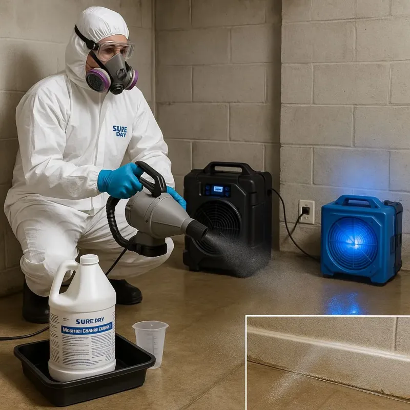 Sanitization and Odor Removal process in Geneva-on-the-Lake, OH