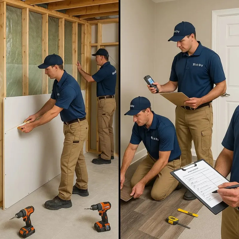 Repairs and Reconstruction process in Geneva-on-the-Lake, OH