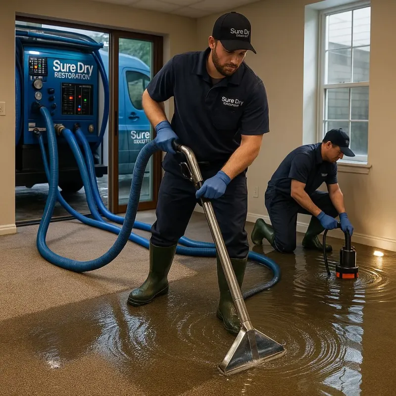 Water Extraction and Removal process in Geneva-on-the-Lake, OH